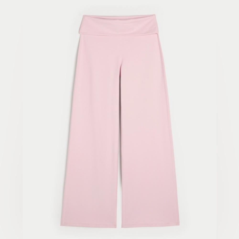 Hollister Gilly Hicks wide leg Foldover yoga pants